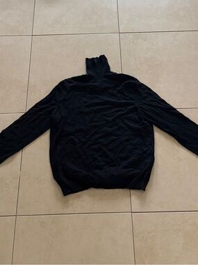 Men's Bershka Black Turtleneck Sweater